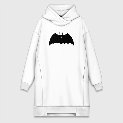 Женская толстовка-платье Dark Batman / Белый – фото 1