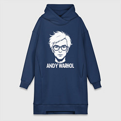 Женская толстовка-платье Энди Уорхол в аниме стиле