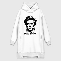Женская толстовка-платье Молодой Энди Уорхол