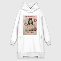 Женская толстовка-платье Lana Del Rey постер