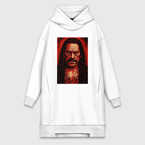 Женская толстовка-платье Дэнни Трехо / Белый – фото 1