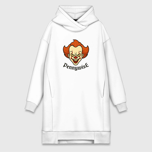 Женская толстовка-платье Пеннивайз - It / Белый – фото 1