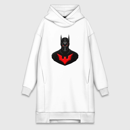 Женская толстовка-платье Super Batman / Белый – фото 1