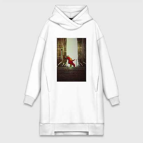 Женская толстовка-платье Танец Джокера / Белый – фото 1