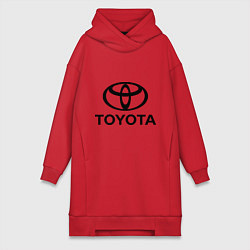 Женская толстовка-платье Toyota Logo