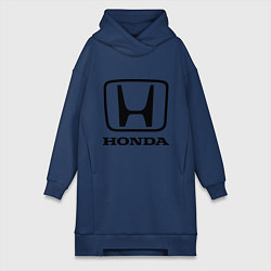 Женская толстовка-платье Honda logo