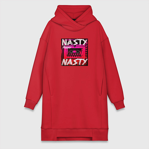 Женская толстовка-платье The Prodigy: Nasty / Красный – фото 1