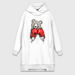 Женская толстовка-платье Bear Boxing