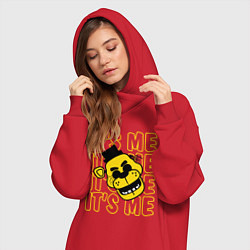 Женское худи-платье It's me Freddy, цвет: красный — фото 2