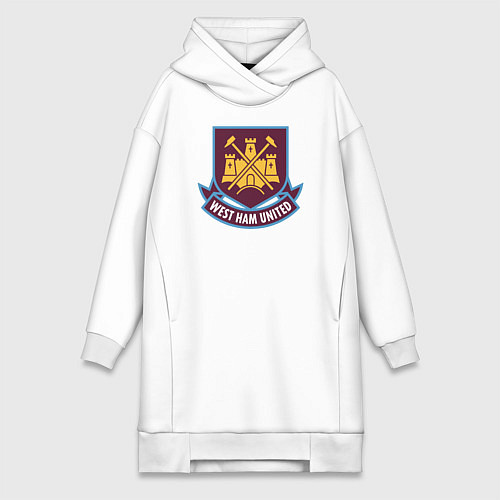 Женская толстовка-платье West Ham United FC / Белый – фото 1