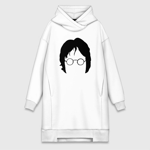 Женская толстовка-платье John Lennon: Minimalism / Белый – фото 1