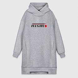 Женское худи-платье Nismo, цвет: меланж