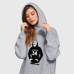 Женское худи-платье Stalingrad 34, цвет: меланж — фото 2