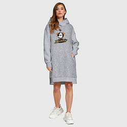Женское худи-платье NHL: Anaheim Ducks, цвет: меланж — фото 2