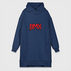Женское худи-платье DMX, цвет: тёмно-синий