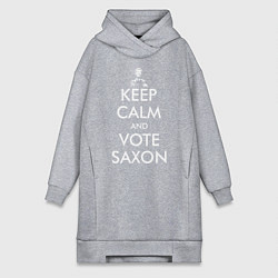 Женская толстовка-платье Keep Calm & Vote Saxon
