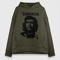 Толстовка оверсайз женская Che Guevara, цвет: хаки
