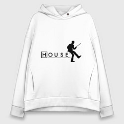 Толстовка оверсайз женская House MD, цвет: белый