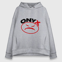 Толстовка оверсайз женская Onyx, цвет: меланж