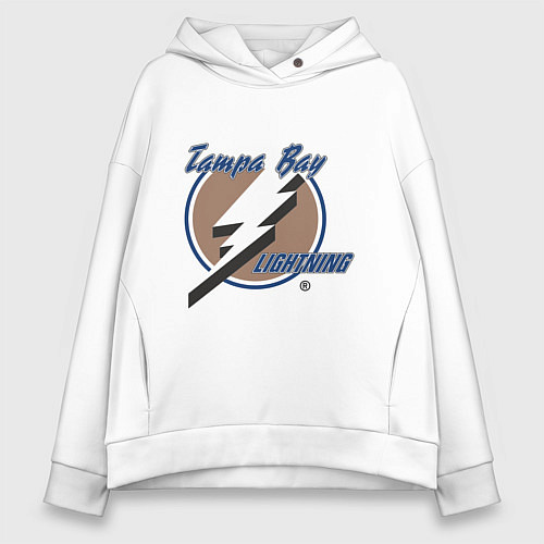 Женское худи оверсайз Tampa Bay / Белый – фото 1