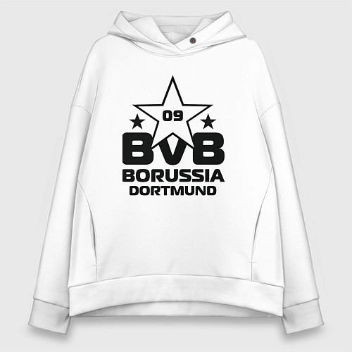 Женское худи оверсайз BVB Star 1909 / Белый – фото 1