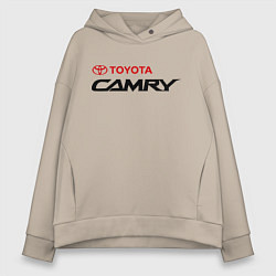 Толстовка оверсайз женская Toyota Camry, цвет: миндальный