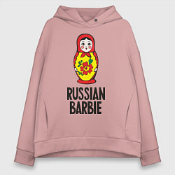 Женское худи оверсайз Russian Barbie