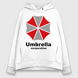 Толстовка оверсайз женская Umbrella corporation, цвет: белый
