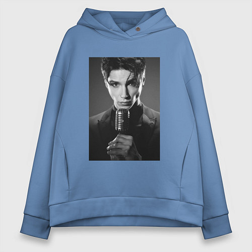 Женское худи оверсайз Энди Бирсак / Мягкое небо – фото 1