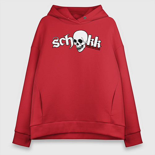 Женское худи оверсайз Schokk / Красный – фото 1