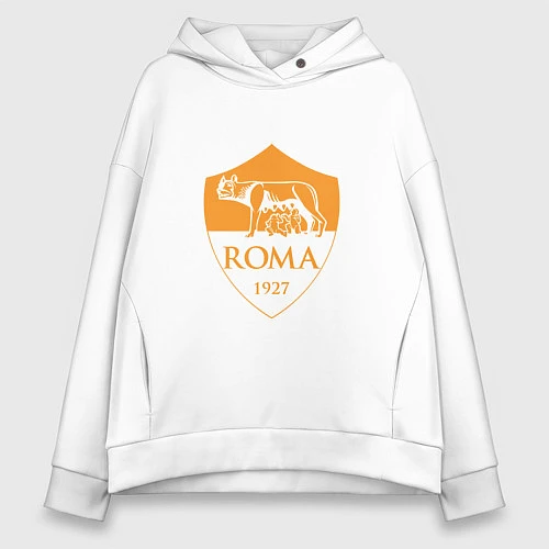 Женское худи оверсайз AS Roma: Autumn Top / Белый – фото 1