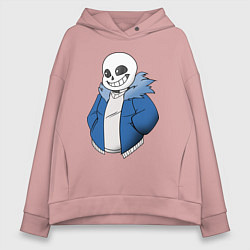 Женское худи оверсайз Sans