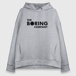 Женское худи оверсайз The boring company