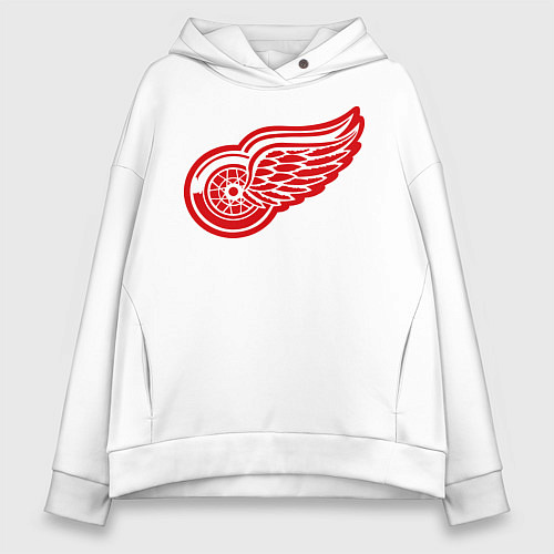 Женское худи оверсайз Detroit Red Wings: Pavel Datsyuk / Белый – фото 1