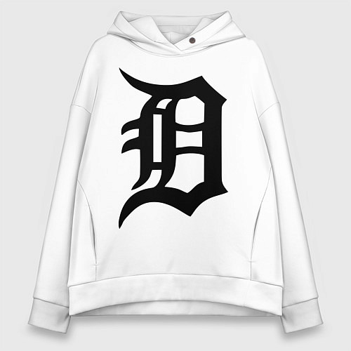 Женское худи оверсайз Detroit Tigers / Белый – фото 1