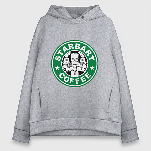 Женское худи оверсайз Starbart / Меланж – фото 1