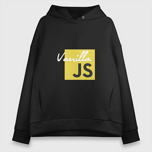 Женское худи оверсайз Vanilla JS / Черный – фото 1