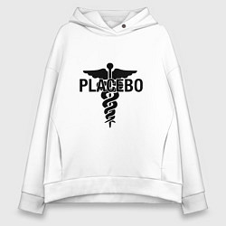 Толстовка оверсайз женская Placebo, цвет: белый