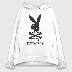 Толстовка оверсайз женская Play Dalnoboy, цвет: белый