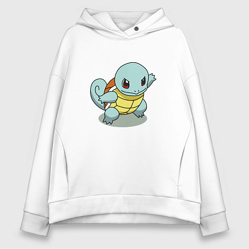 Женское худи оверсайз Pokemon Squirtle / Белый – фото 1