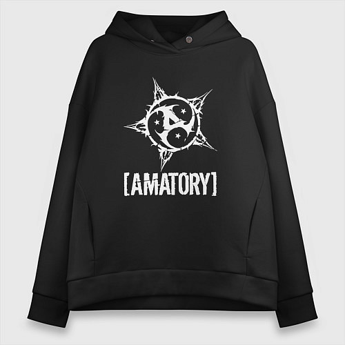 Женское худи оверсайз Amatory Style / Черный – фото 1