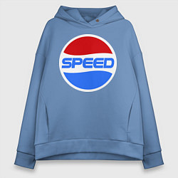 Толстовка оверсайз женская Pepsi Speed, цвет: мягкое небо