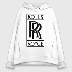 Женское худи оверсайз Rolls-Royce logo