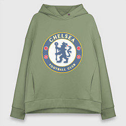 Толстовка оверсайз женская Chelsea FC, цвет: авокадо