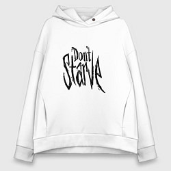 Толстовка оверсайз женская Don't Starve, цвет: белый