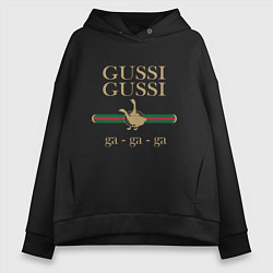Толстовка оверсайз женская GUSSI Ga-Style, цвет: черный
