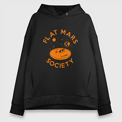 Женское худи оверсайз Flat Mars Society