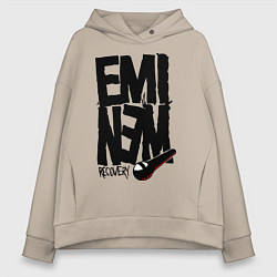 Женское худи оверсайз Eminem recovery