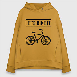 Женское худи оверсайз Lets bike it