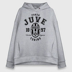 Толстовка оверсайз женская Forza Juve 1897: Torino, цвет: меланж